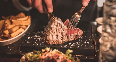 Medium Rare Steak