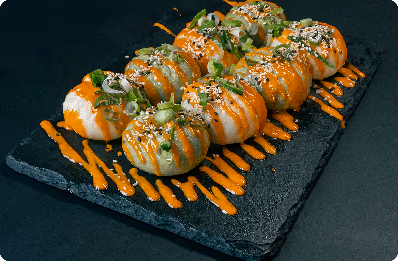 Dumplings Baozi gemischt