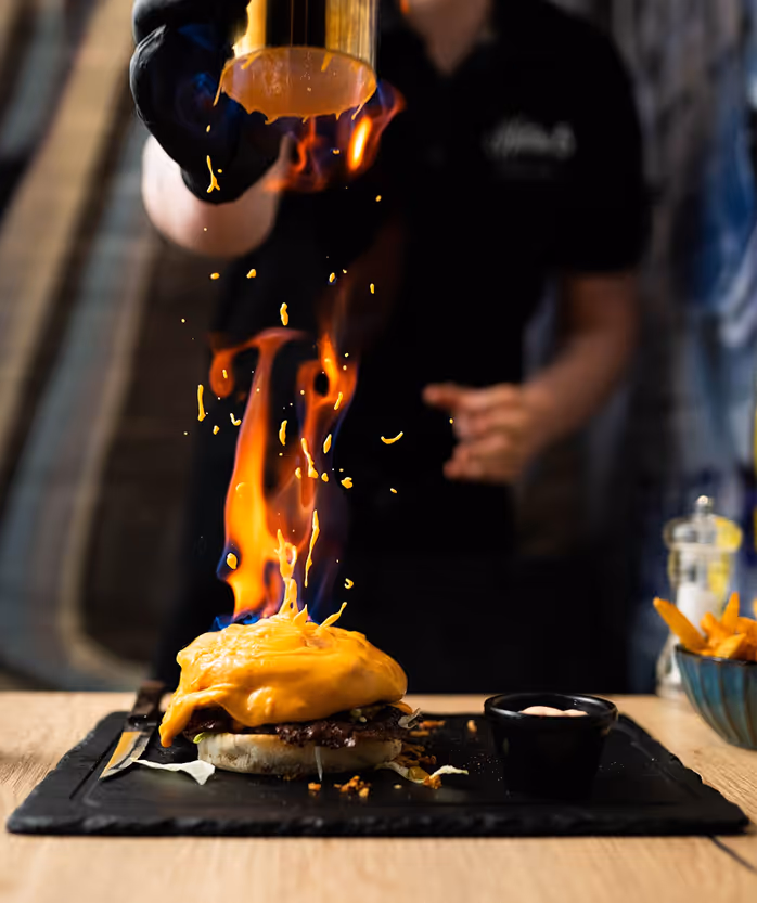 Smash Burger Käse